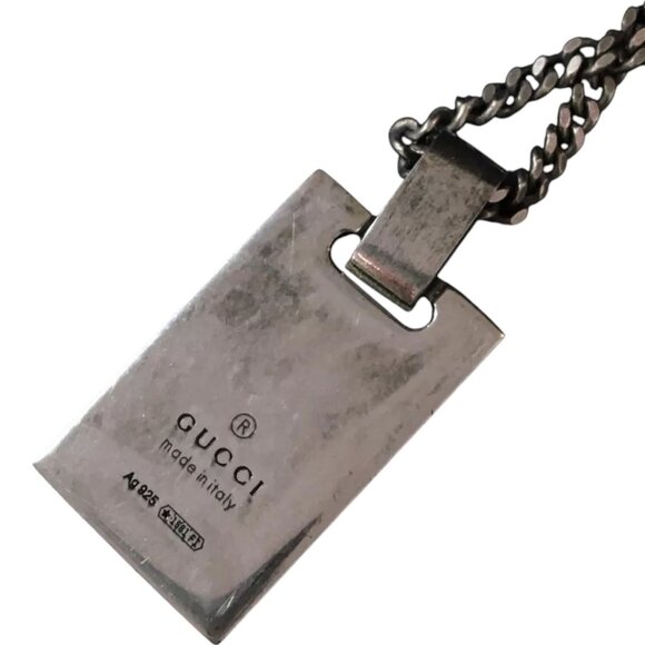 329193BT (L2) Gucci Necklace Silver 925 Metal - Picture 7 of 8